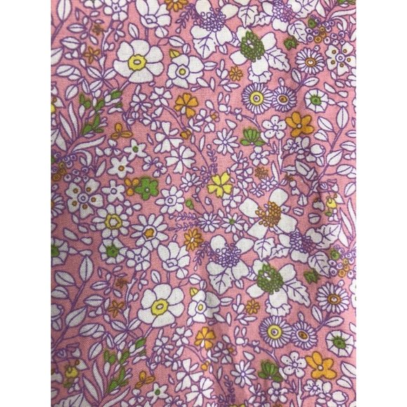 Nick Graham Stretch Slim Fit Medium Long Sleeve Button Pink Floral Shirt - Picture 5 of 10